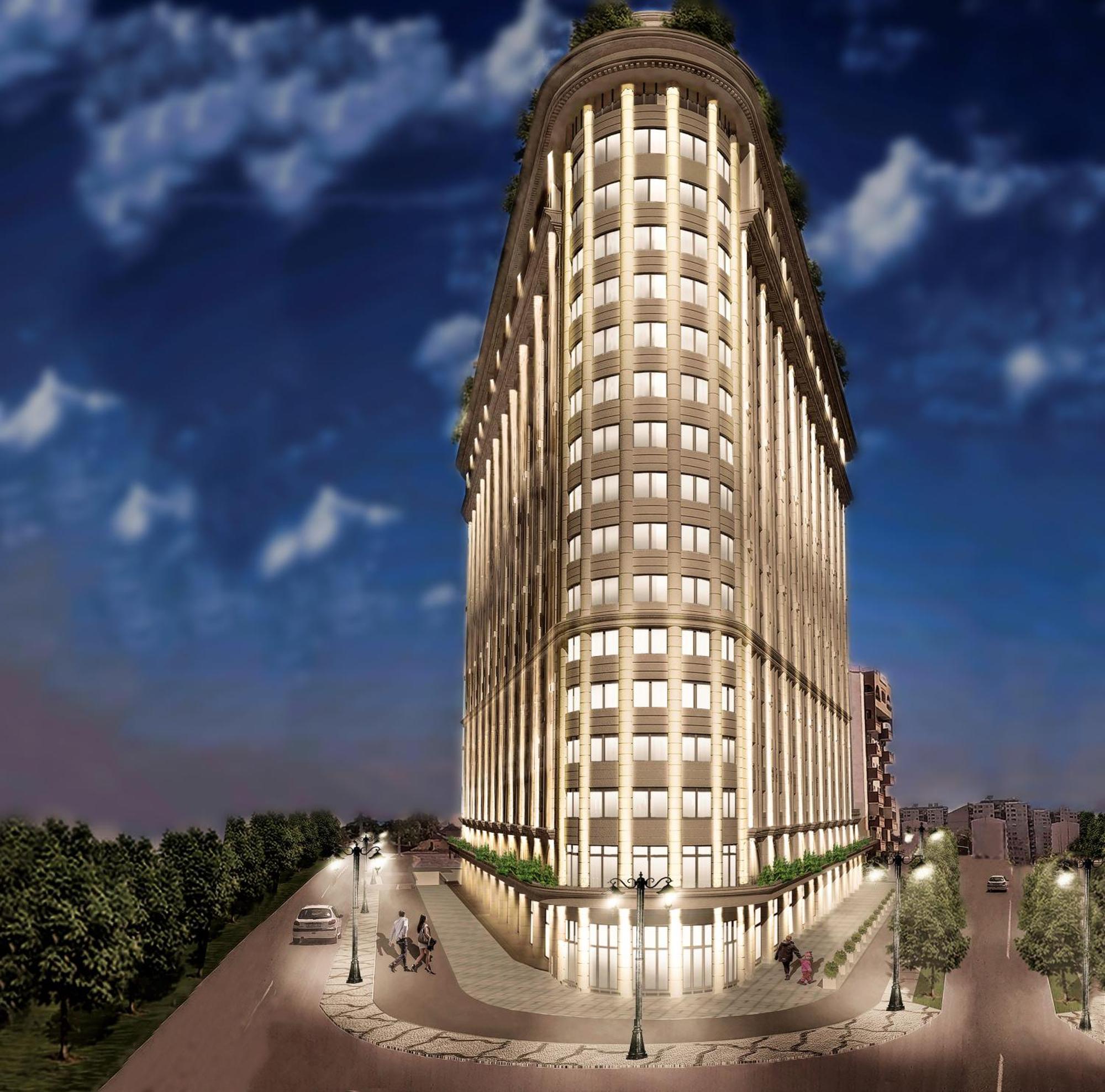 Modern Flatiron Apartment, Skopje Center Exterior foto